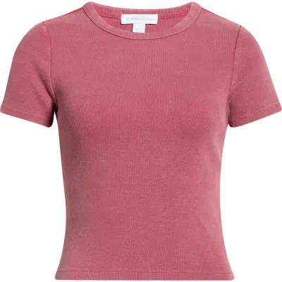 Beyond Yoga On Repeat Rib Baby T-shirt In Pink
