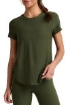Beyond Yoga On The Down Low T-shirt In Green
