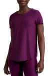 Beyond Yoga On The Down Low T-shirt In Purple