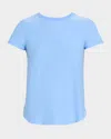 Beyond Yoga On The Down Low Tee In Blue