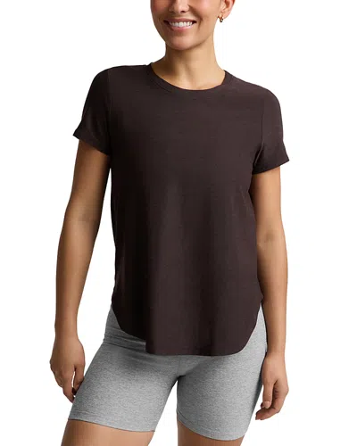 Beyond Yoga On The Down Low Tee In Black