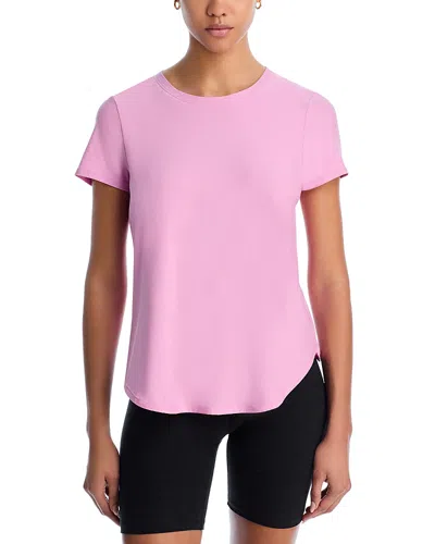 Beyond Yoga On The Down Low Tee In Pink