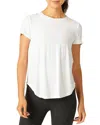 Beyond Yoga On The Down Low Tee In White