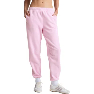 Beyond Yoga On The Go Cotton Blend Joggers In Pink