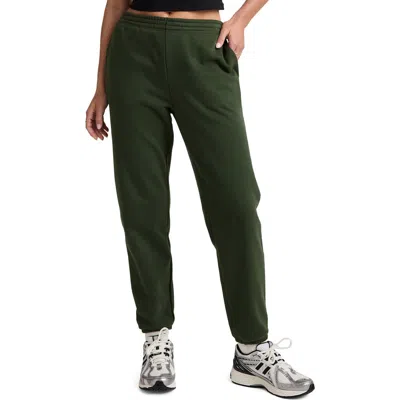 Beyond Yoga On The Go Cotton Blend Joggers In Green