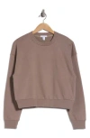 Beyond Yoga On The Go Crewneck Sweatshirt In Birch