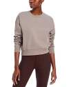 Beyond Yoga On The Go Pullover In Birch