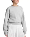 Beyond Yoga On The Go Pullover In Light Heather Gray