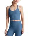 Beyond Yoga On The Up Cropped Tank Top In Blue