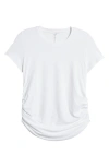 Beyond Yoga On The Down Low Maternity Top In Cloud White