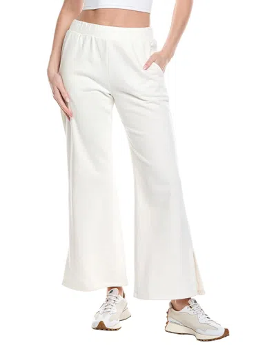 Beyond Yoga Open Ended Mid Rise 30in Wide Leg Pant In White