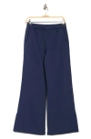 Beyond Yoga Open Ended Mid Rise Wide Leg Pants In Blue