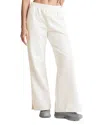 Beyond Yoga Open Ended Mid Rise Wide Leg Pant In Fresh Snow