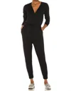 Beyond Yoga Overlapping Jumpsuit In Black