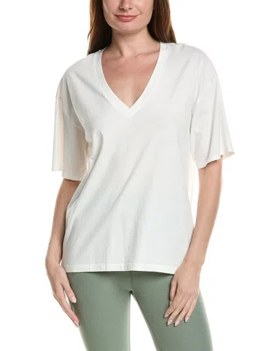 Beyond Yoga Oversized V-neck T-shirt In White