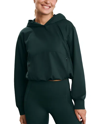 Beyond Yoga Pacer Fleece Backed Hoodie In Green
