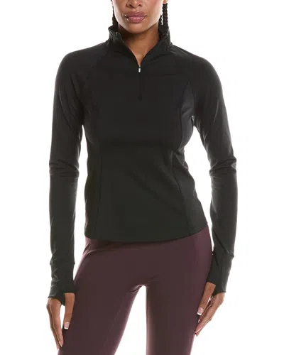 Beyond Yoga Pacer Fleece Quarter Zip Pullover In Multi