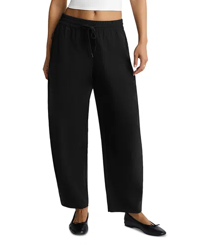 Beyond Yoga Peak Soft Tapered Leg Pants In Black