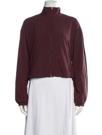 Pre-owned Beyond Yoga Performance Jacket W/ Tags In Burgundy