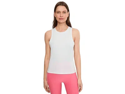 Beyond Yoga Performance Knit Racerback Tank Women's Clothing White: Lg In Neutral