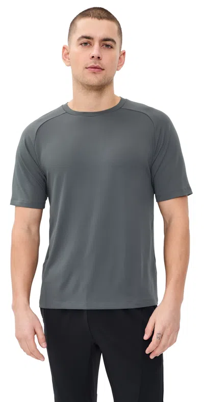 Beyond Yoga Performance Tee Black Ash In Gray