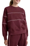 Beyond Yoga Piper Oversize Luxefleece Sweatshirt In Burgundy