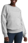 Beyond Yoga Piper Oversize Luxefleece Sweatshirt In Gray