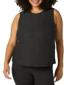 Beyond Yoga Plus Size Featherweight Rebala Top In Darkest Night