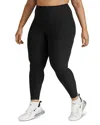 Beyond Yoga Plus Space Dye Caught In The Midi Leggings In Darkest Night