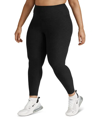 Beyond Yoga Plus Space Dye Caught In The Midi Leggings In Darkest Night