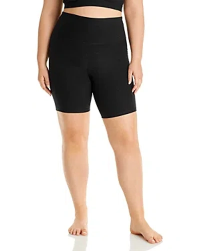 Beyond Yoga Plus Spacedye Team Pocket Shorts In Darkest Night