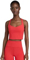 Beyond Yoga Powerbeyond Intensity Racerback Cropped Tank Top In Retro Red