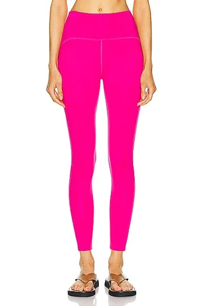 Beyond Yoga Power Beyond Strive High Waisted Midi Legging In Pink Energy