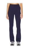 Beyond Yoga High Waist Flare Leggings In Nocturnal Navy