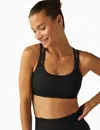 Beyond Yoga Powerbeyond Bootcamp Sports Bra In Black