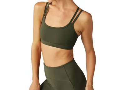 Beyond Yoga Powerbeyond Bootcamp Bra In Modern Olive
