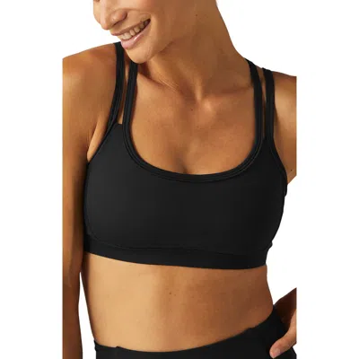 Beyond Yoga Powerbeyond Bootcamp Sports Bra In Black