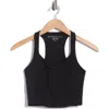 Beyond Yoga Powerbeyond Intensity Crop Tank In Black