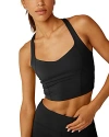 Beyond Yoga Powerbeyond Intensity Cropped Tank In Black