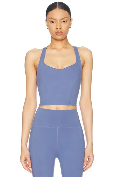 Beyond Yoga Powerbeyond Intensity Racerback Cropped Tank Top In Hazy Peri
