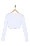 Beyond Yoga Powerbeyond™ Lite Airshield Long Sleeve Top In Metallic