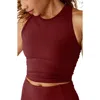 Beyond Yoga Powerbeyond Strive Crop Tank In California Merlot