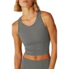 Beyond Yoga Powerbeyond Strive Crop Tank In Iron Gray