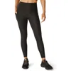 Beyond Yoga Spacedye Tapered-leg High-rise Stretch-woven Leggings In Black
