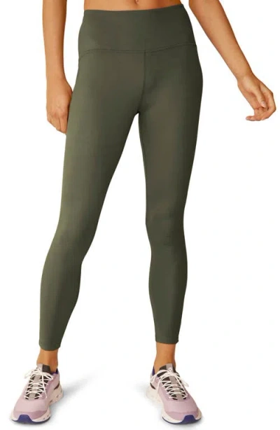 Beyond Yoga Powerbeyond Bootcamp Midi Legging In Green