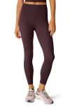 Beyond Yoga Powerbeyond Strive Leggings In Rich Plum