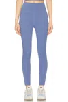 Beyond Yoga Powerbeyond Strive High Waisted Midi Legging In Hazy Peri