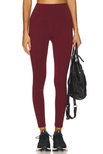 Beyond Yoga Powerbeyond Strive Midi Legging In California Merlot