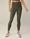 Beyond Yoga Powerbeyond Strive Midi Legging In Modern Olive