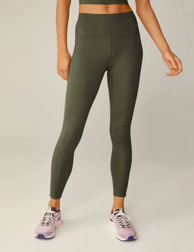 Beyond Yoga Powerbeyond Strive Midi Legging In Modern Olive